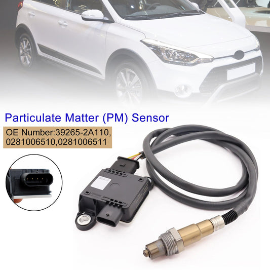 05/2015-02/2018 Per Hyundai i20 II Coupé (GB) 1.4 CRDi Coupé Diesel Trazione anteriore 16 valvole Sensore particolato (PM) 0281006511