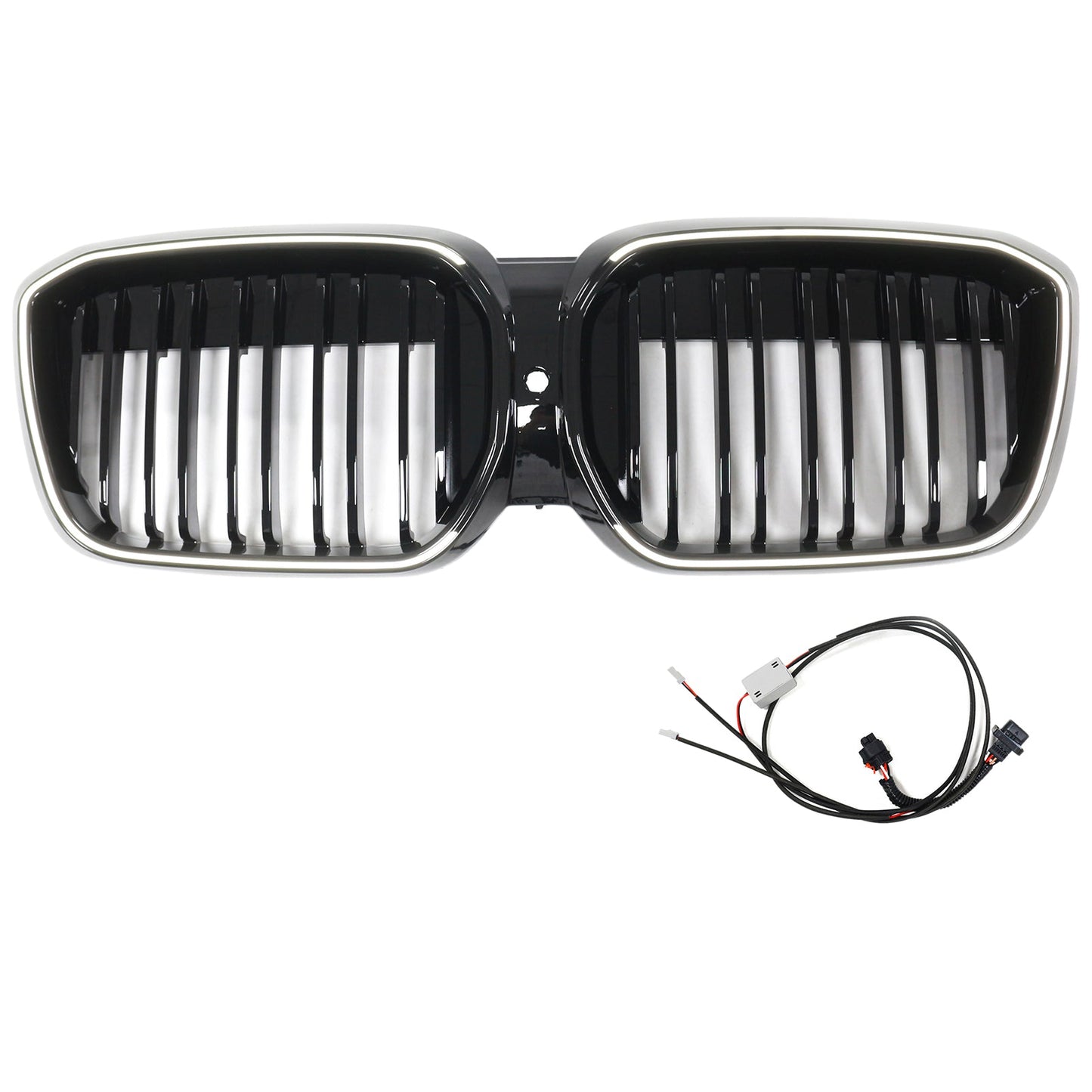 Griglia anteriore a doppio rene nera lucida BMW IX3 G08 LCI 2022-2024