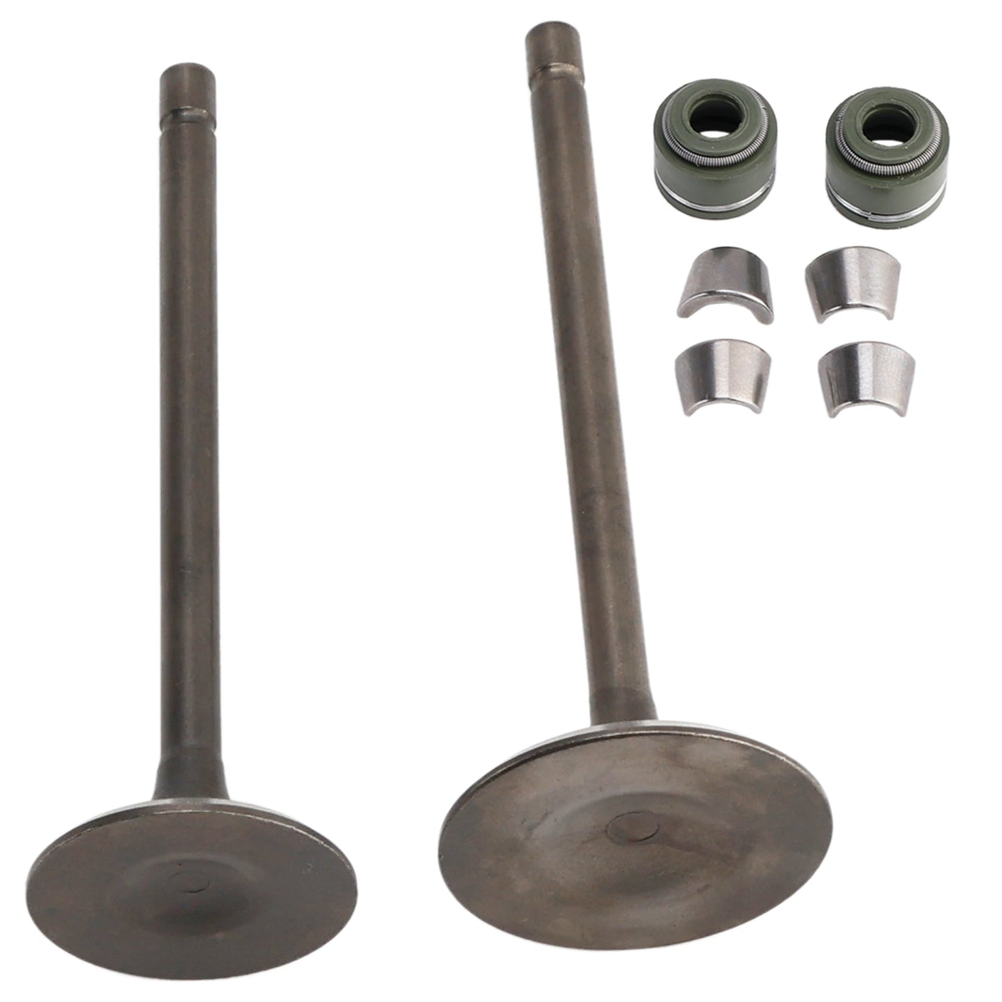 Kit valvole di aspirazione e scarico per LIFAN ZONGSHEN CG250 250cc Go Kart Dirt Bike ATV