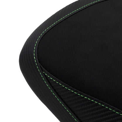 Kit cuscini passeggero anteriore e posteriore Raider per Kawasaki Ninja 650 Z650 2017-2025, colore verde.