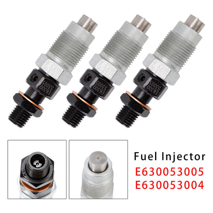 Iniettore di carburante 3 pezzi per trattori Kioti Daedong DK45 CK22 E6300-53004 E6300-53005