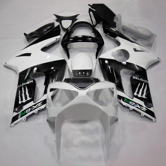 Kit carenatura iniezione in plastica ABS adatto per Kawasaki ZX6R 636 2003-2004