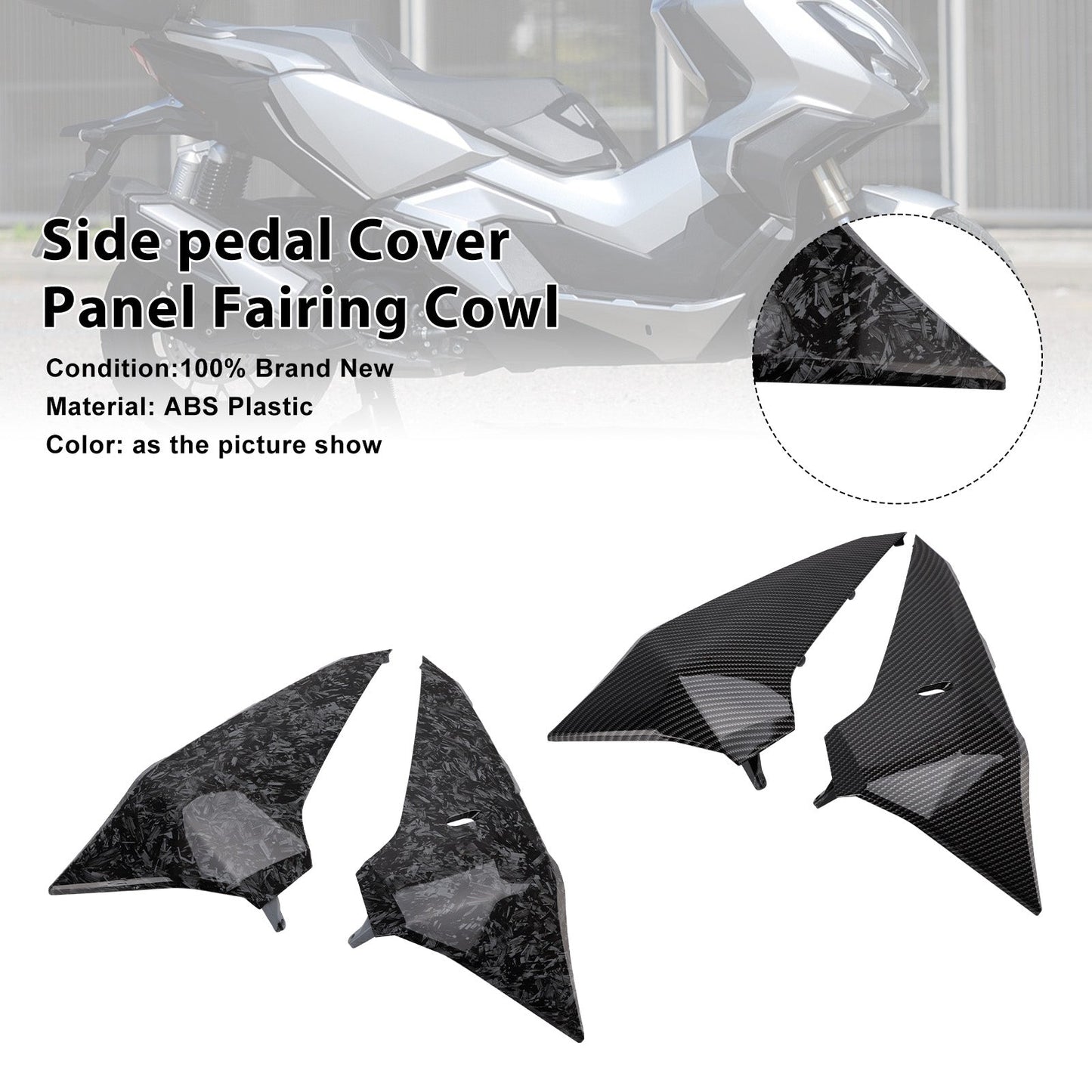 Carenatura del pannello di copertura del pedale laterale Honda ADV 350 2022-2025