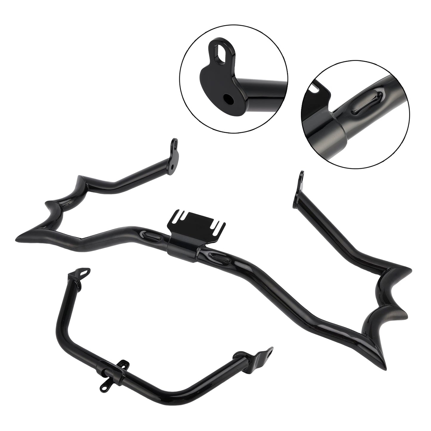 Kit barra di protezione per paraurti e motore Touring Road King 2009-2023, cromato