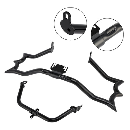 Kit barra di protezione per paraurti e motore Touring Road King 2009-2023, cromato
