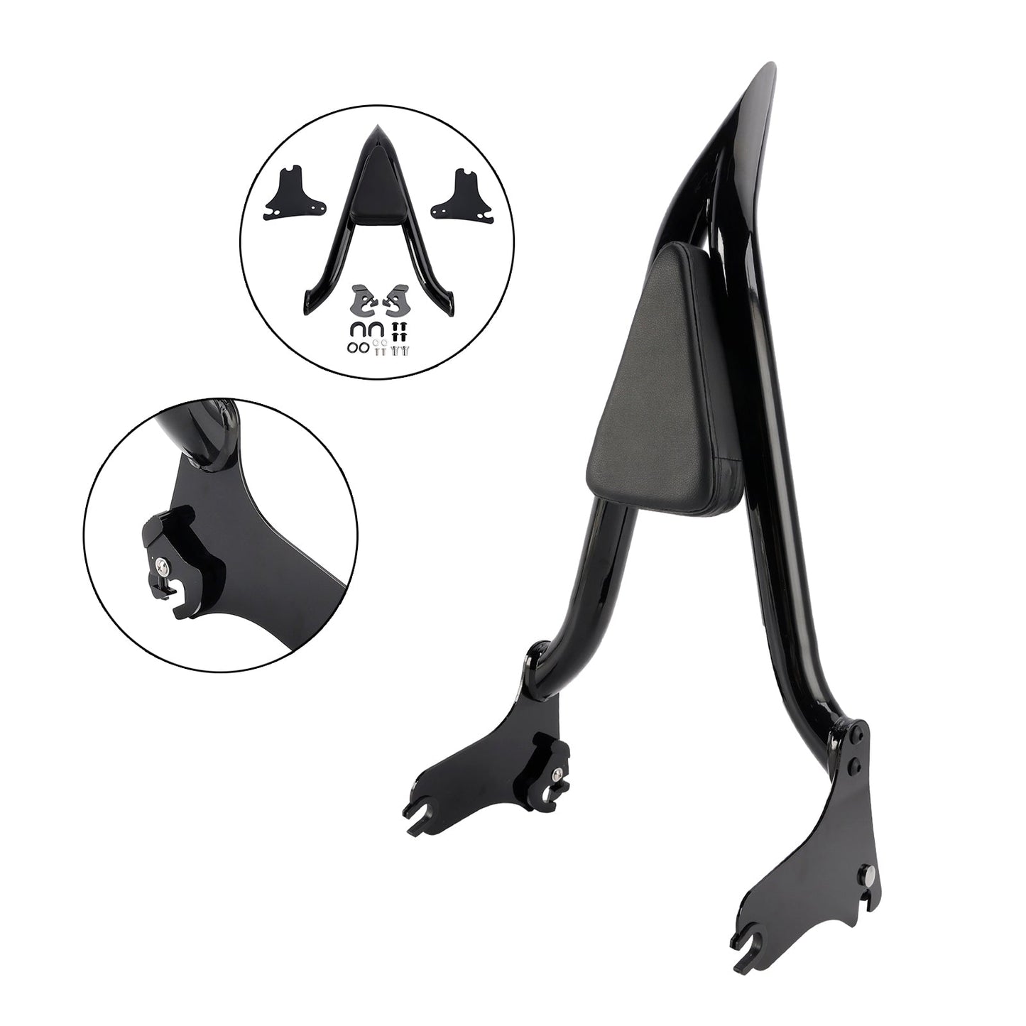 Schienale Sissy Bar passeggero per Road King Street Glide Road Glide 1997-2008