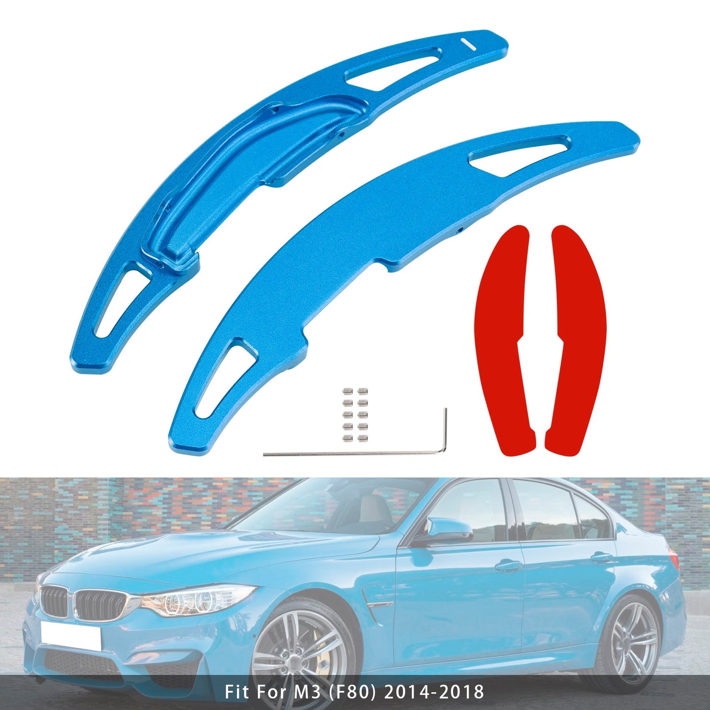 Estensione del cambio al volante per BMW M3 M4 X5M X6M in alluminio