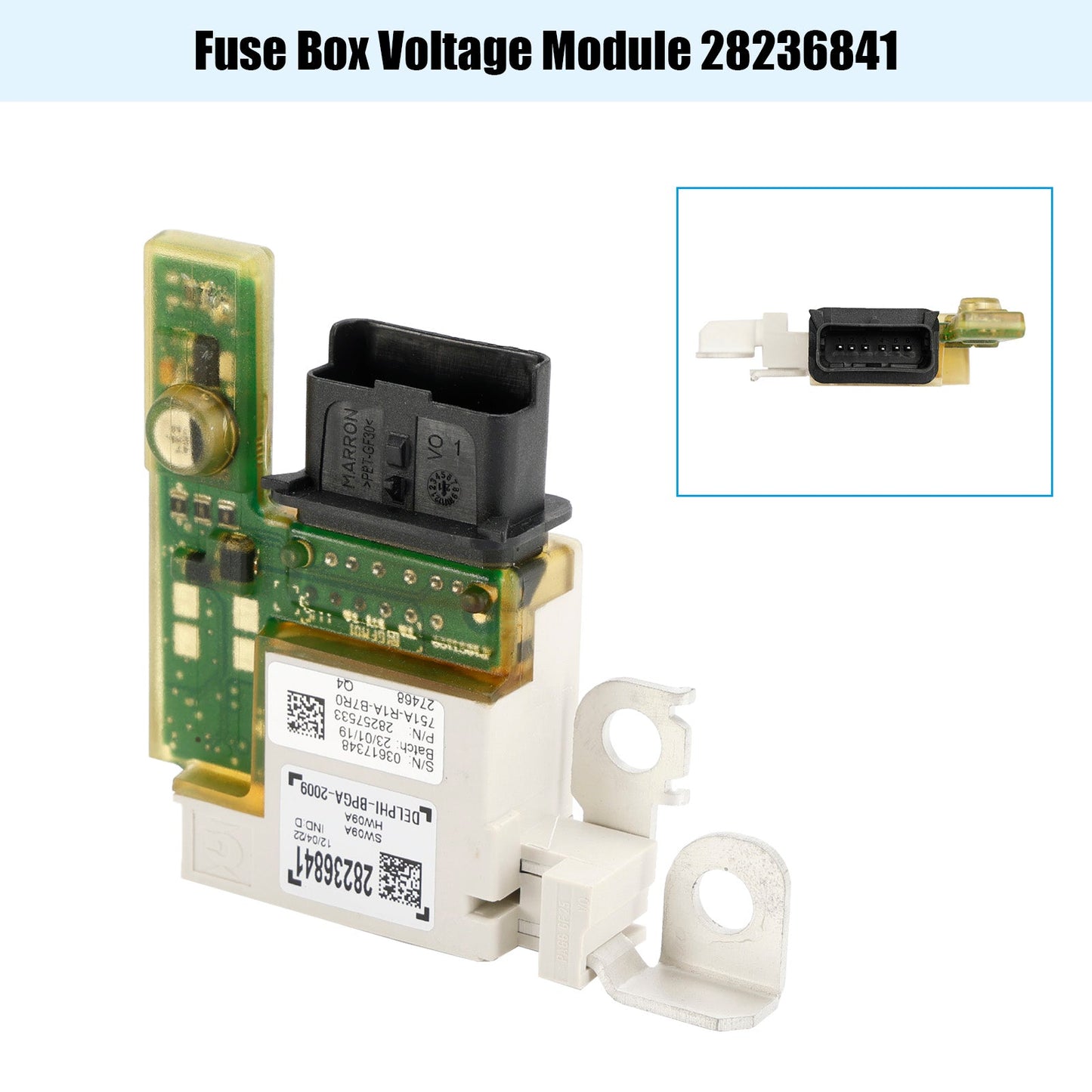 Modulo di tensione della scatola dei fusibili Peugeot RCZ 2.0 HDi 2010-2015 28236841