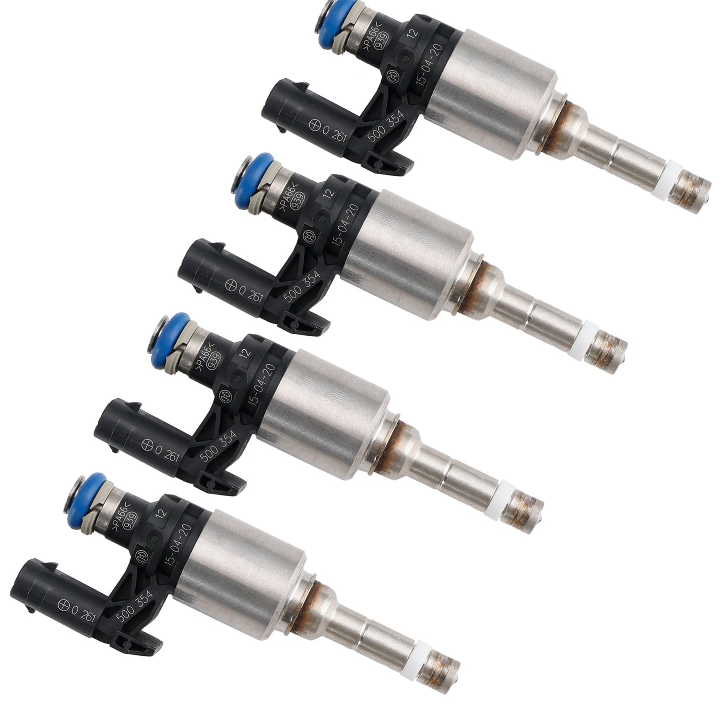 4 pezzi iniettore carburante 04E906036Q adatto per Audi A3 adatto per Seat Leon adatto per Skoda adatto per VW Passat