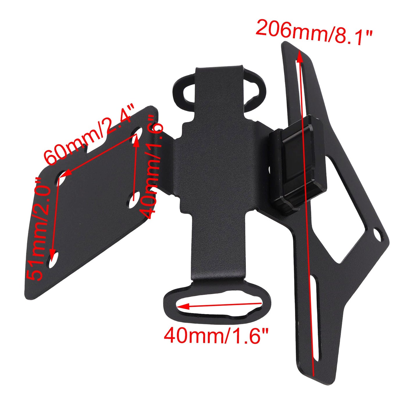 Supporto per telaio porta targa Kawasaki Z900 2025