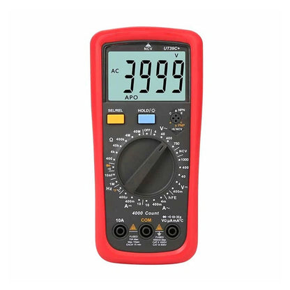 Multimetro digitale UT39C+ Voltmetro AC DC Ohm Cap Diodo Tester