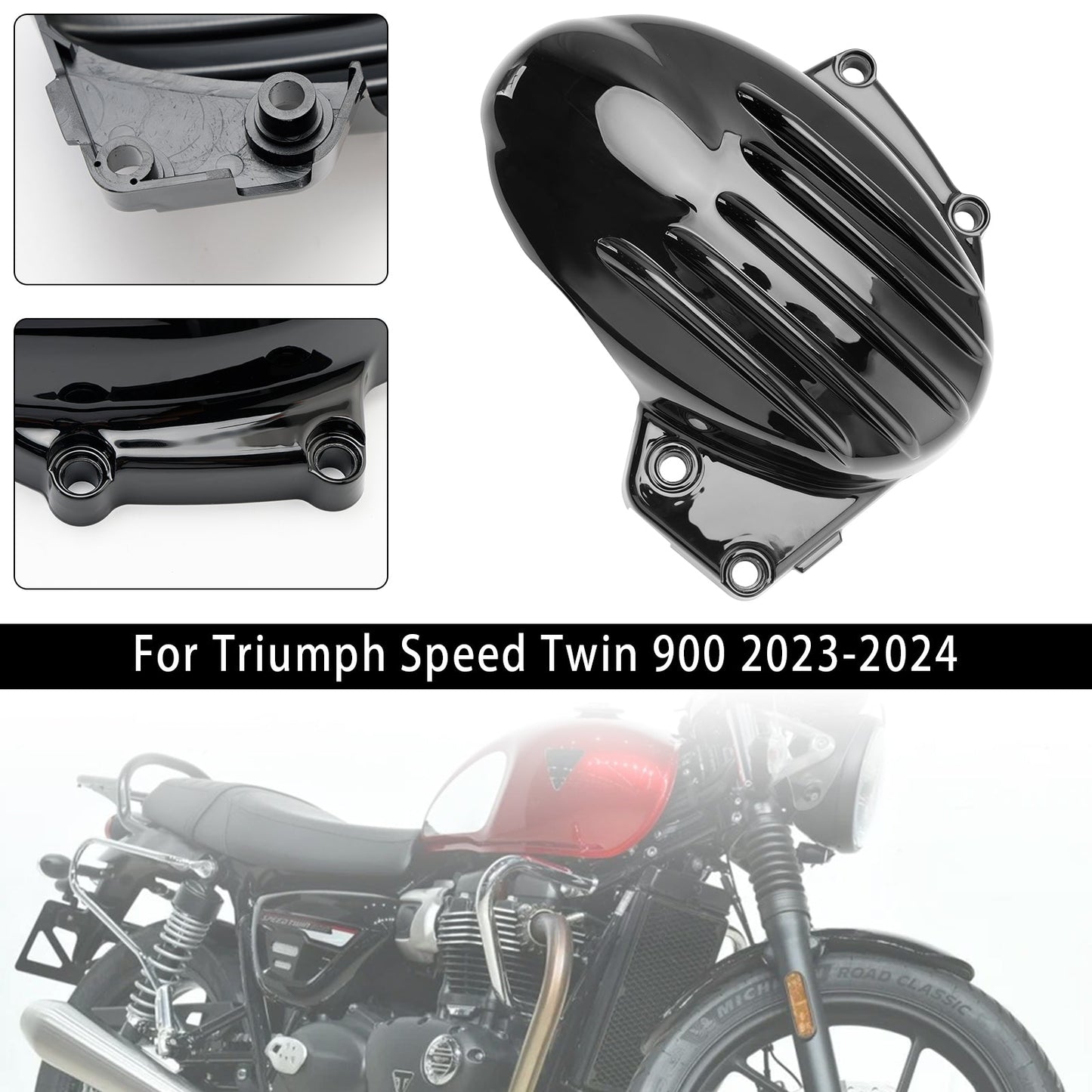 Copertura carenatura protezione catena pignone anteriore Speed Twin 900 2023-2024