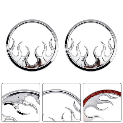 Griglie per altoparlanti Flame Accent Trim Cover per Touring Electra Glide Ultra Classic