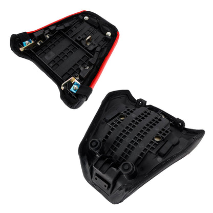 Kit cuscini passeggero Raider anteriori e posteriori per Honda CB650R CBR650R 2024-2025, colore rosso.