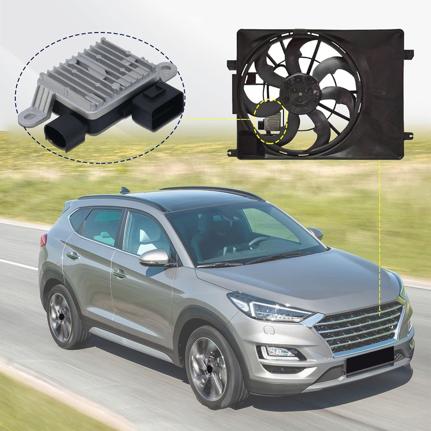 Modulo di controllo della ventola del radiatore Kia Optima 2.4L 2016-2019 25385D5200