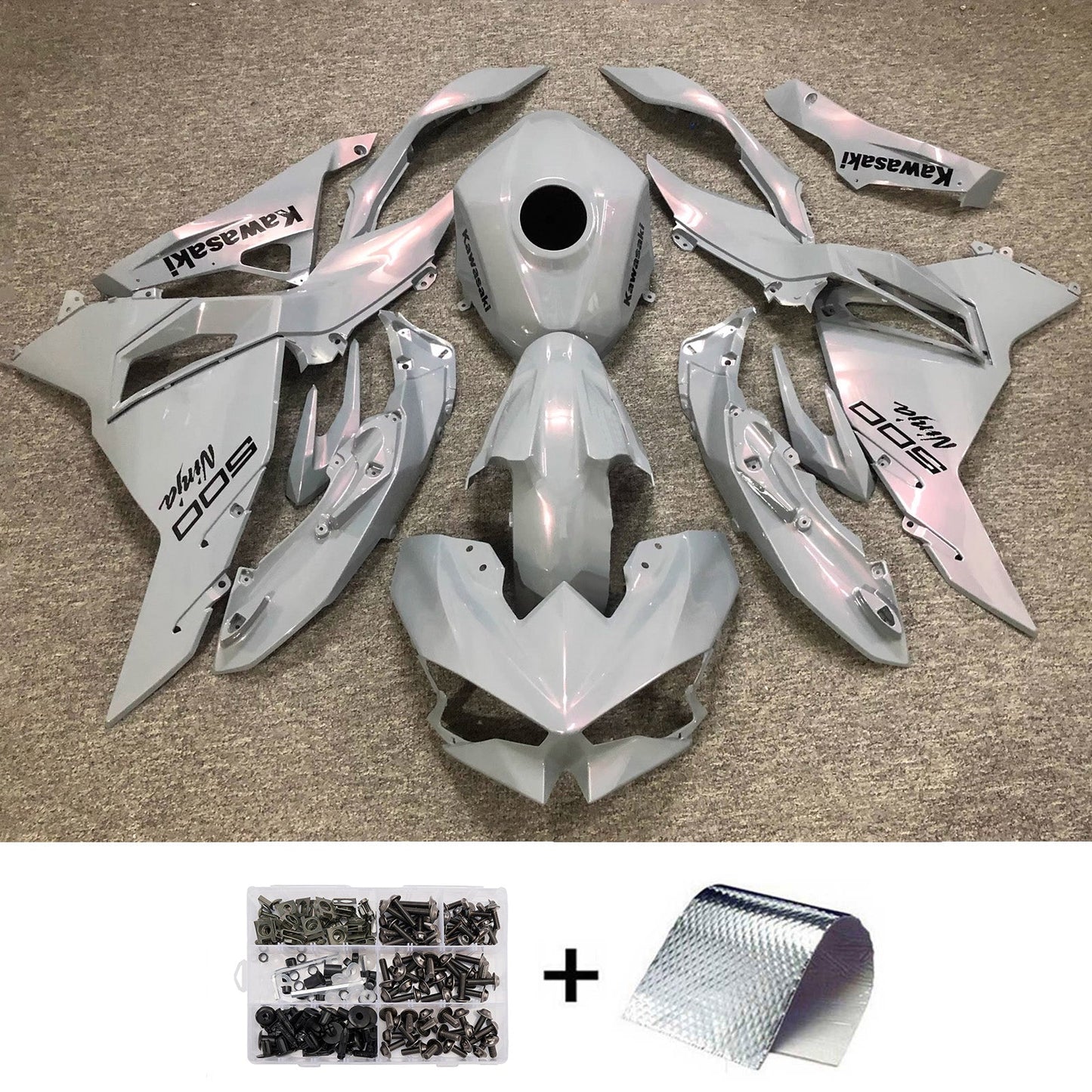 Kit carenatura iniezione ABS adatto per Kawasaki Ninja 500 2024-2026