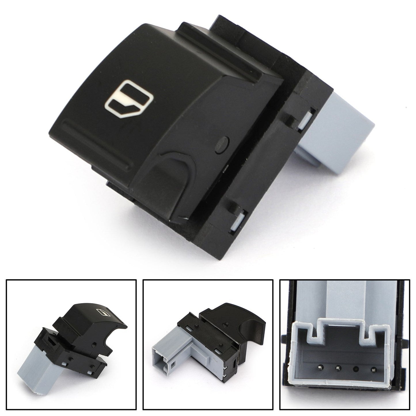 Pulsante di controllo dell'interruttore alzacristalli elettrico passeggero 5J0959855 per VW Eos Skoda Fabia