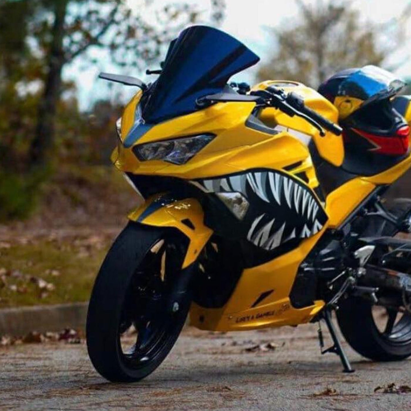 Kit carenatura iniezione in plastica ABS adatto per Kawasaki EX400 Ninja400 2018-2024