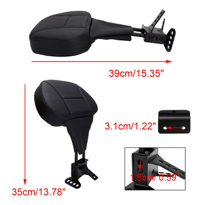 Cuscino per schienale conducente adatto per Street Electra Road Glide Road King Tri Glide 09-25