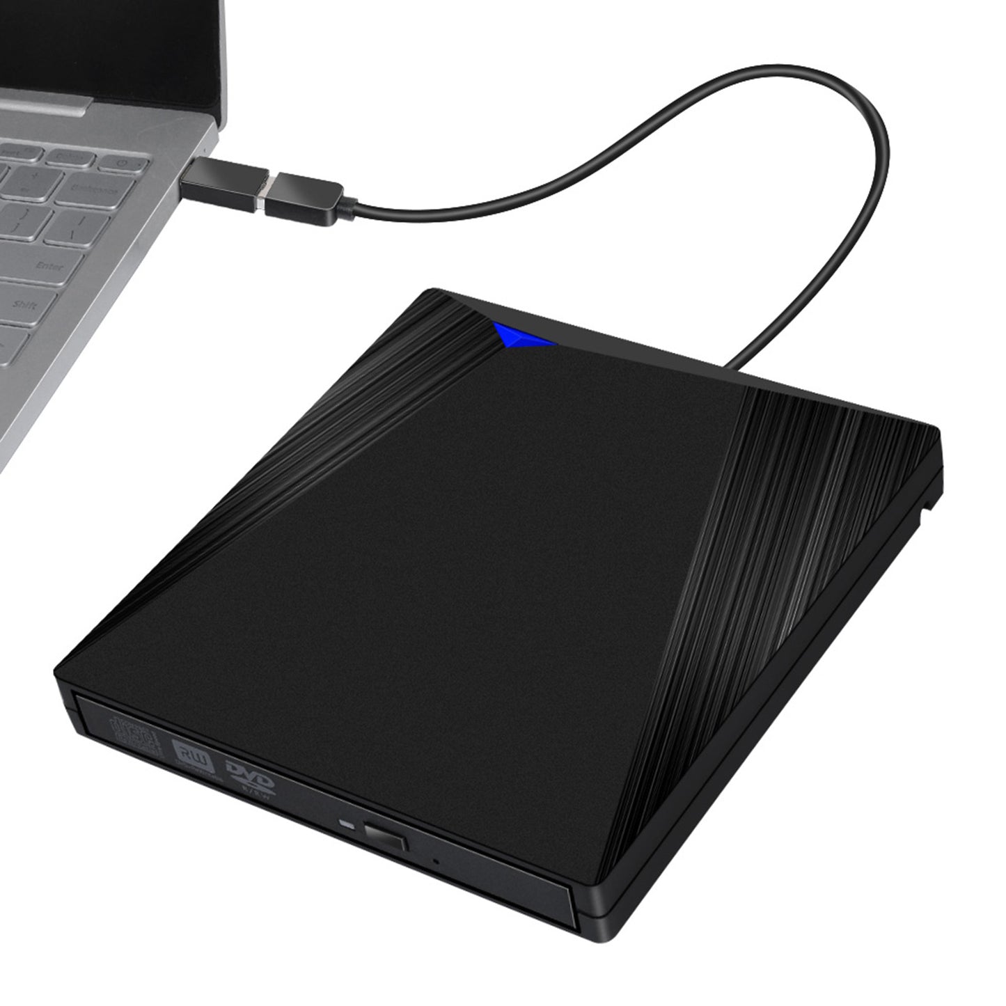 Type-C Usb3.0 External Dvd Cd Rw Drive Player Bruciatore Per Laptop Pc Blk