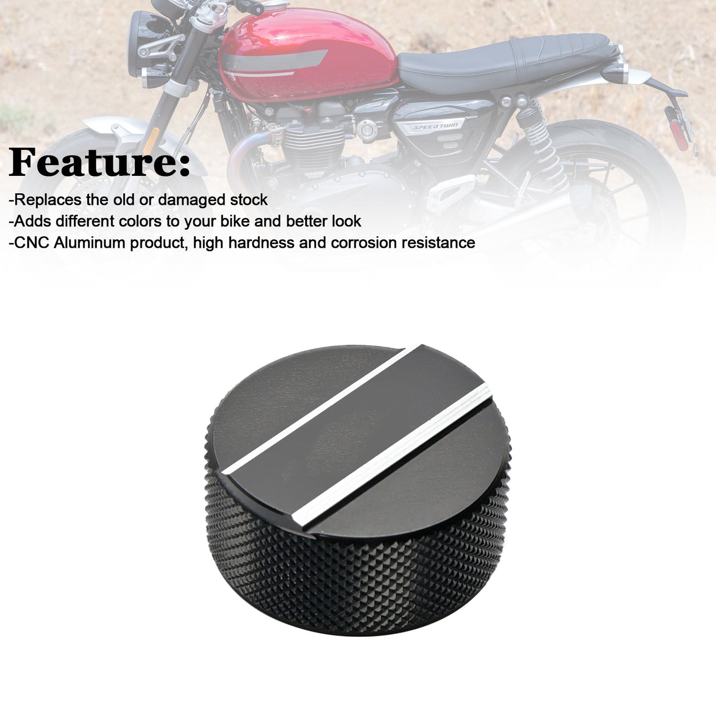 Coperchio del radiatore Triumph Speed 400 2023-2025, tappo del liquido di raffreddamento