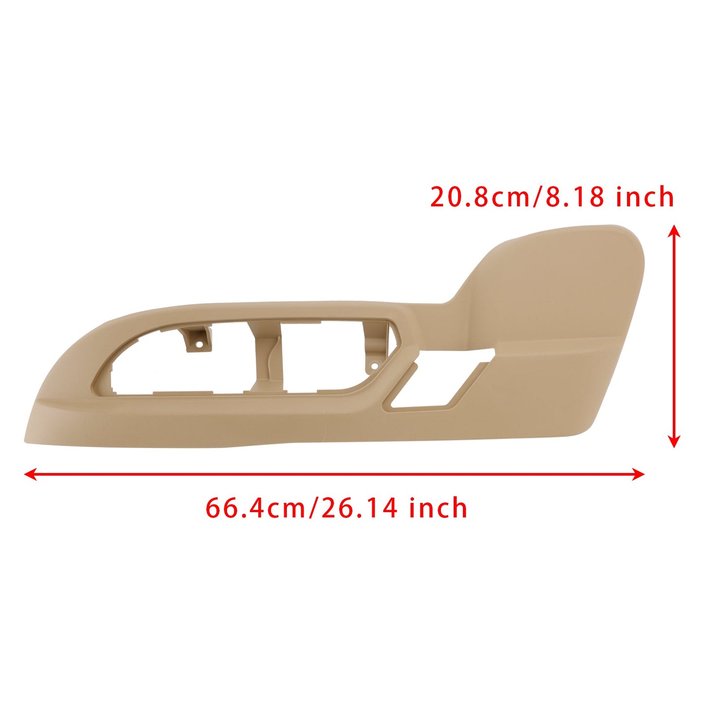 Rivestimento laterale del sedile anteriore lato guidatore, colore beige, per Buick Enclave 2009-2012, codice 25941790.