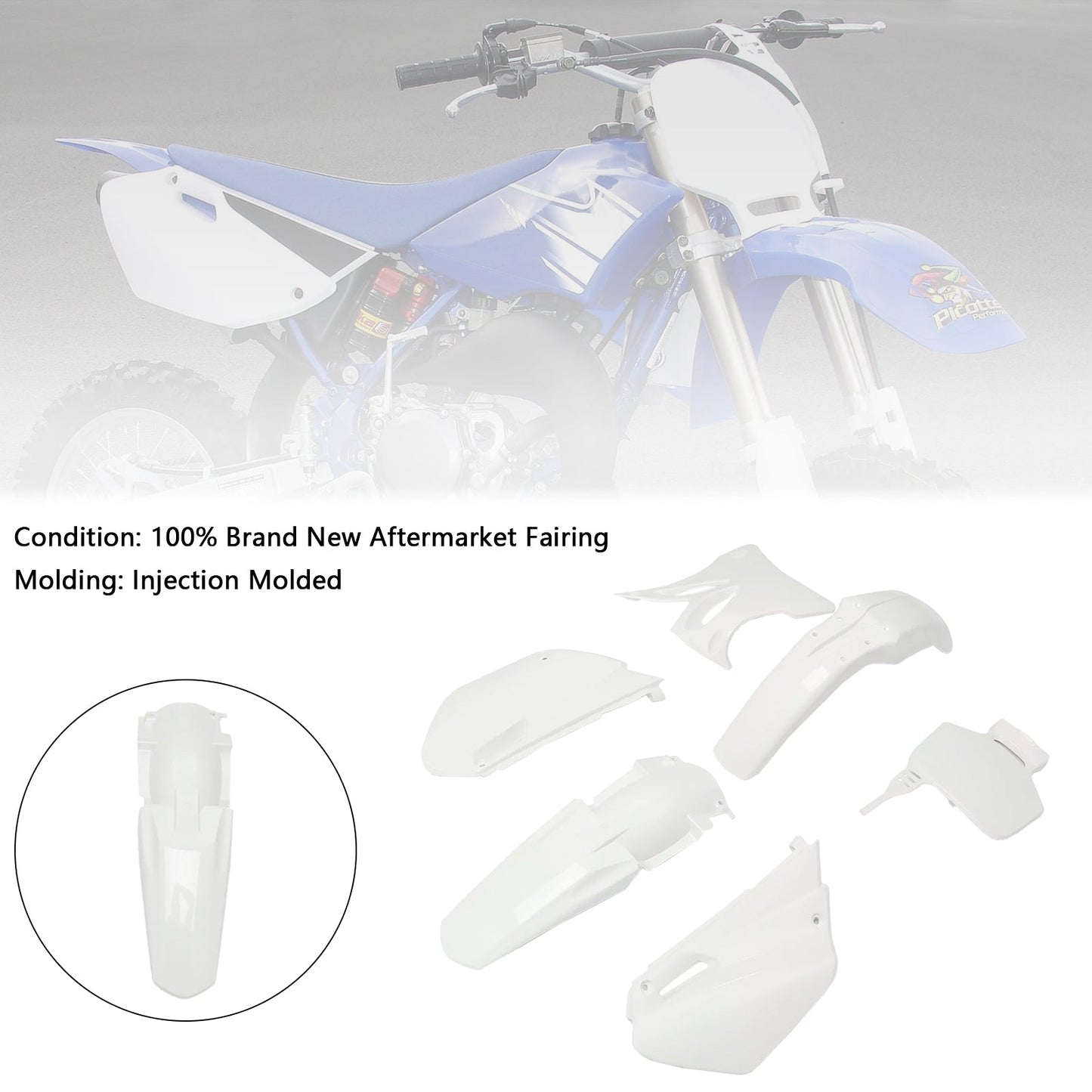 Kit di carenatura in plastica per parafango per Yamaha YZ85 2002-2014