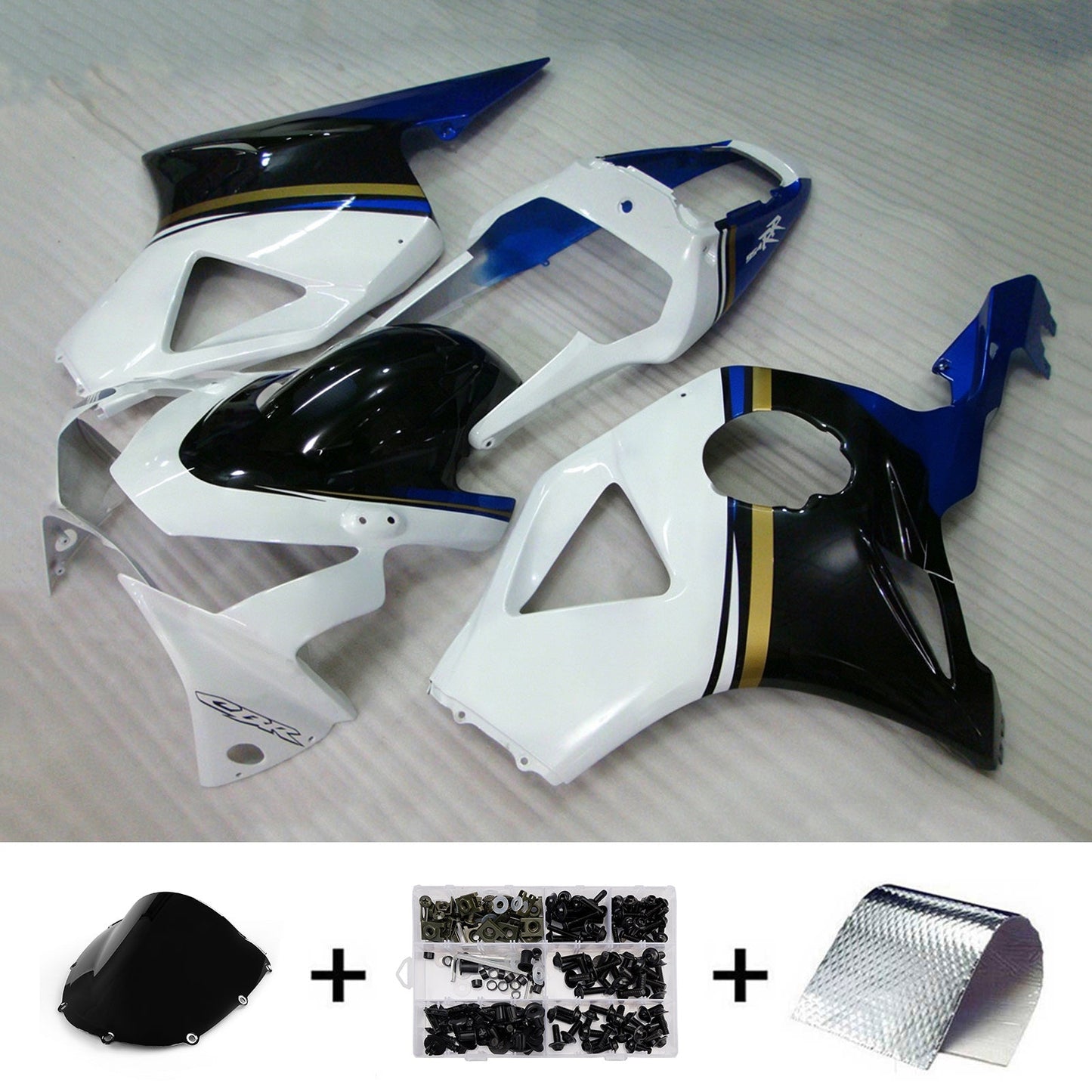 Kit di carene in plastica ABS stampate a iniezione per Honda CBR954 2002-2003