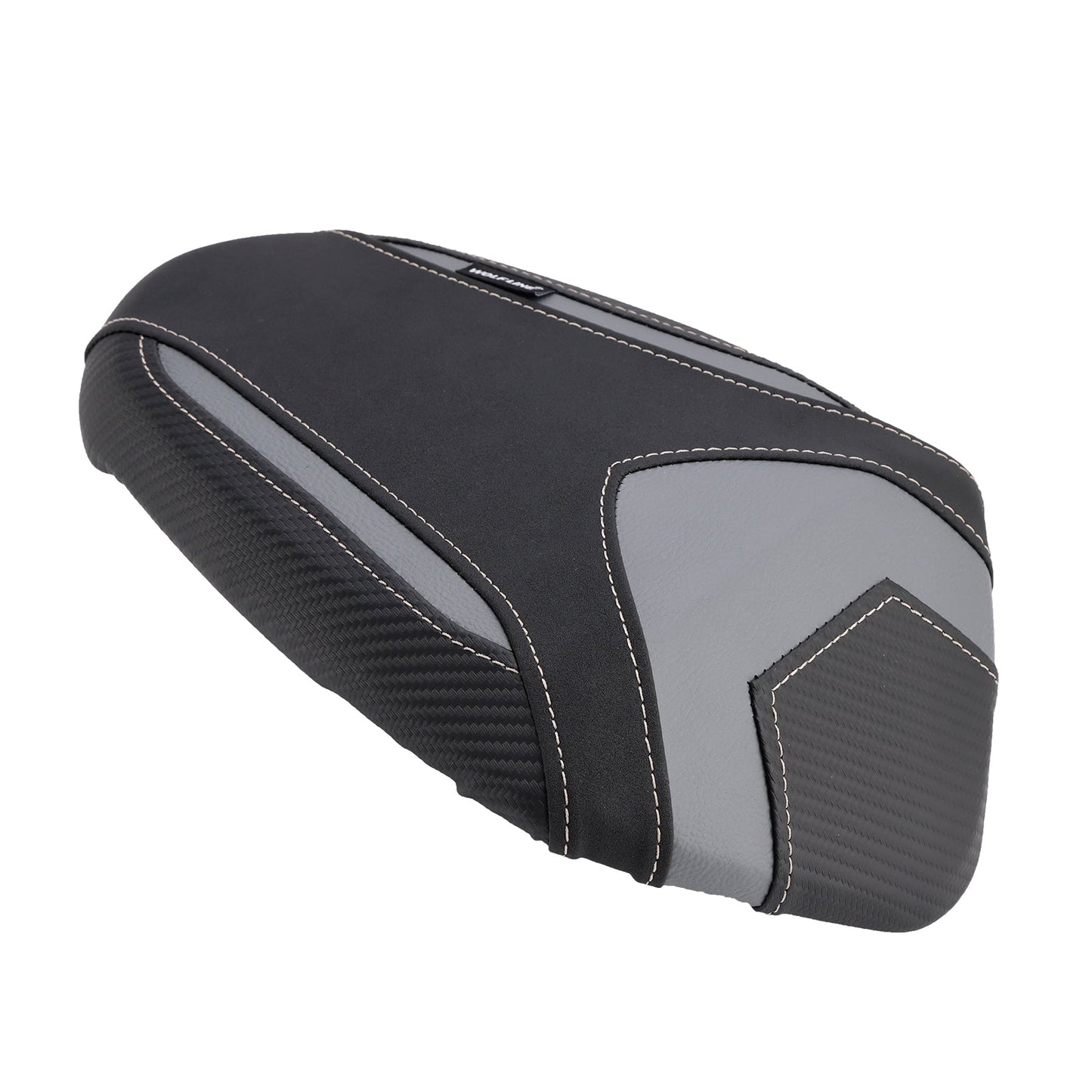 Cuscino per sedile passeggero posteriore Triumph Street Triple 765, 765S e 765R, in poliuretano, colore nero opaco, 2019-2024