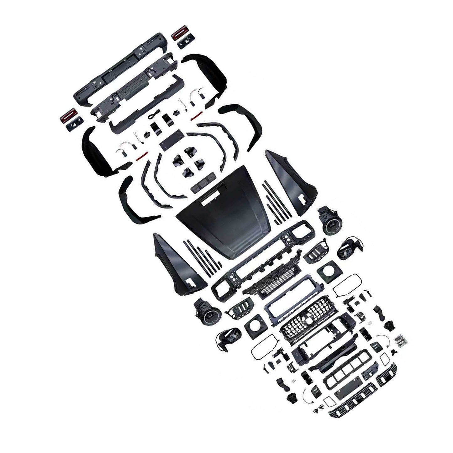 Kit carrozzeria e paraurti in stile AMG per Mercedes W463 G550 G500 (1993-2018), compatibile con modelli dal 1993 al 2018 (W465 G63).