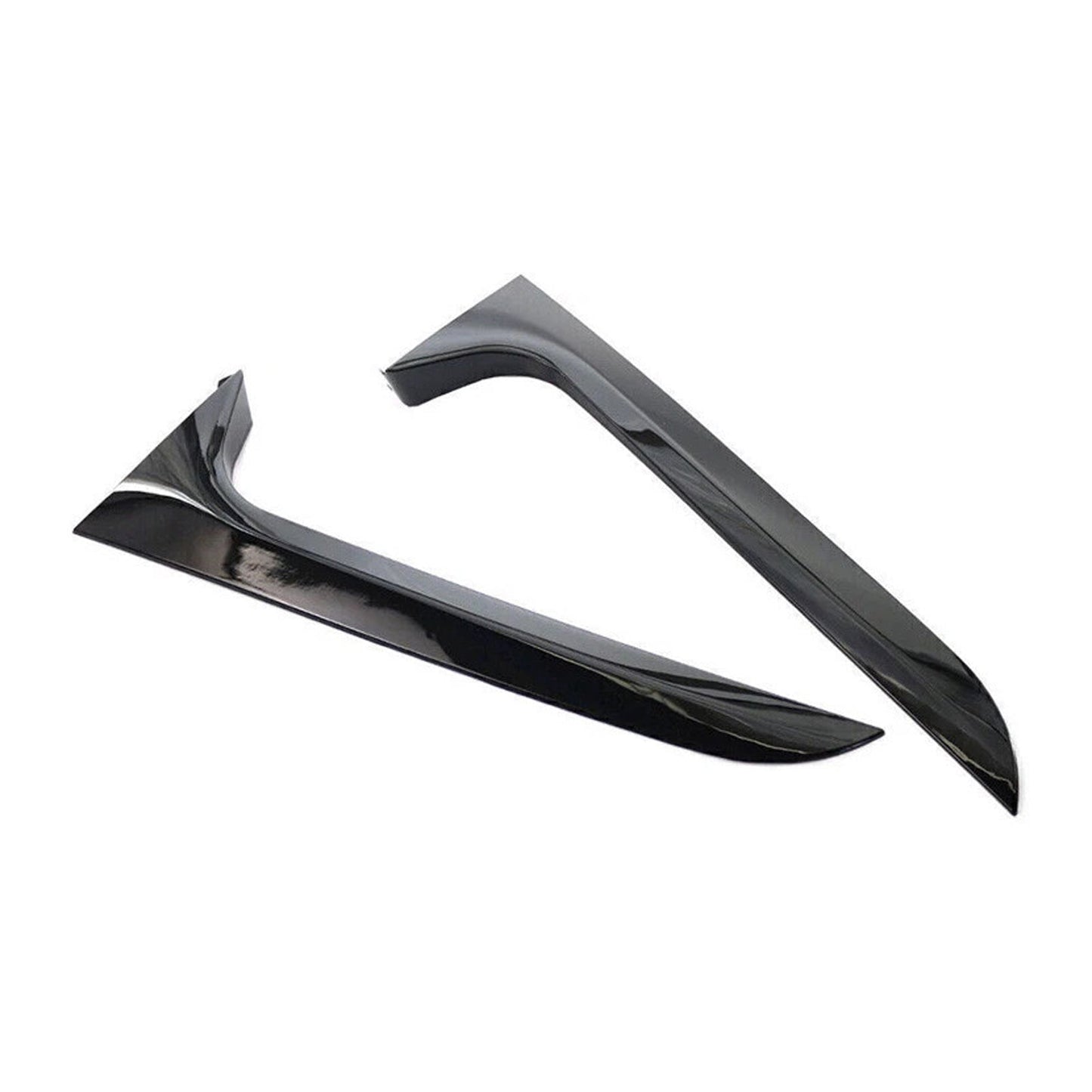 Audi A6 C7 Allroad Avant 2012-2018, coppia di spoiler laterali per lunotto posteriore, colore nero lucido