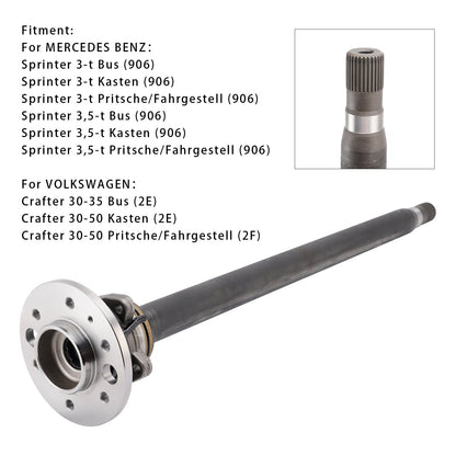 MERCEDES BENZ Sprinter 3-t Kasten (906) Albero di trasmissione posteriore destro A9063504010 9063502710
