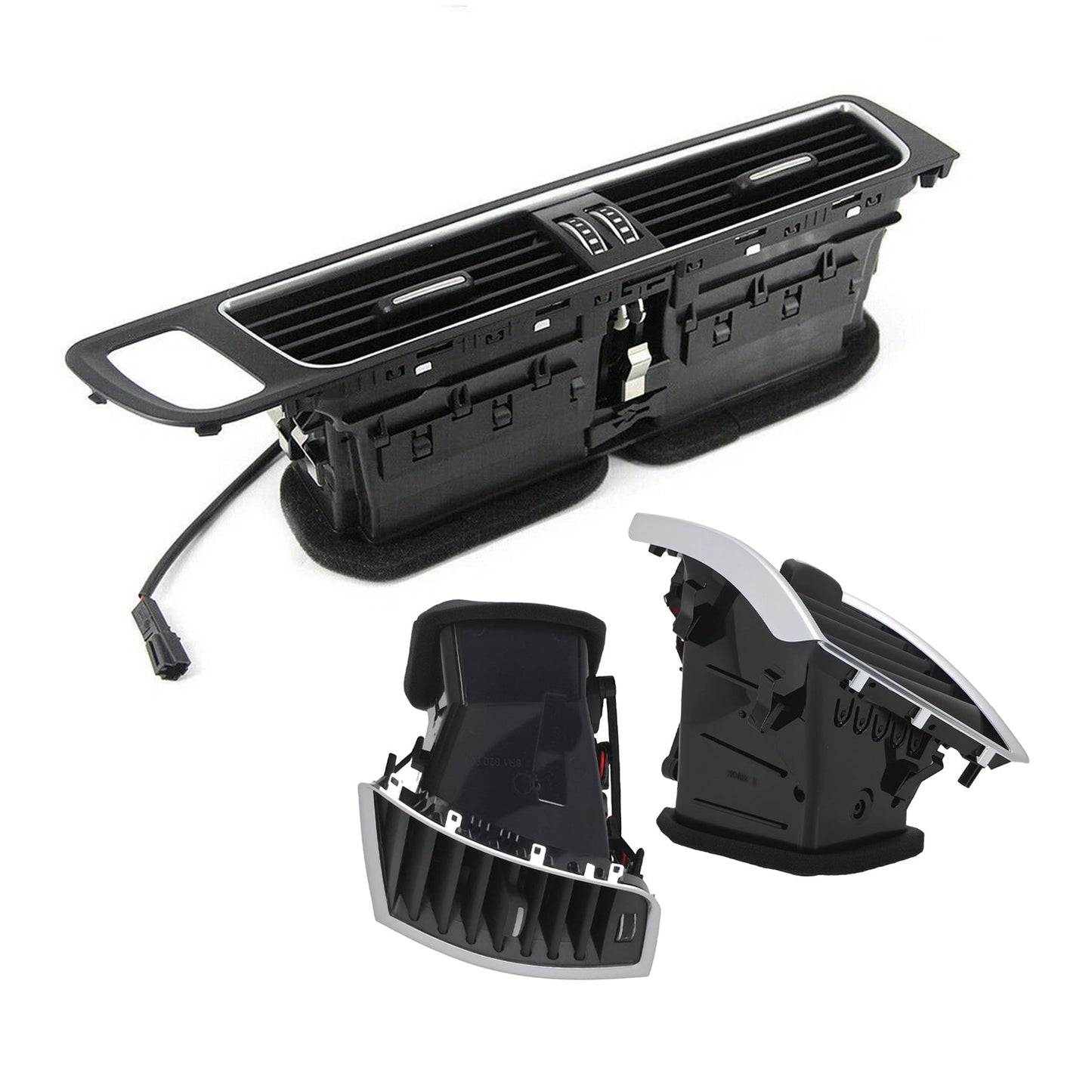 8R1820951 8R1820902 3 pezzi Bocchetta di ventilazione per pannello centrale del cruscotto A/C per Audi SQ5 3.0L 2009-2017