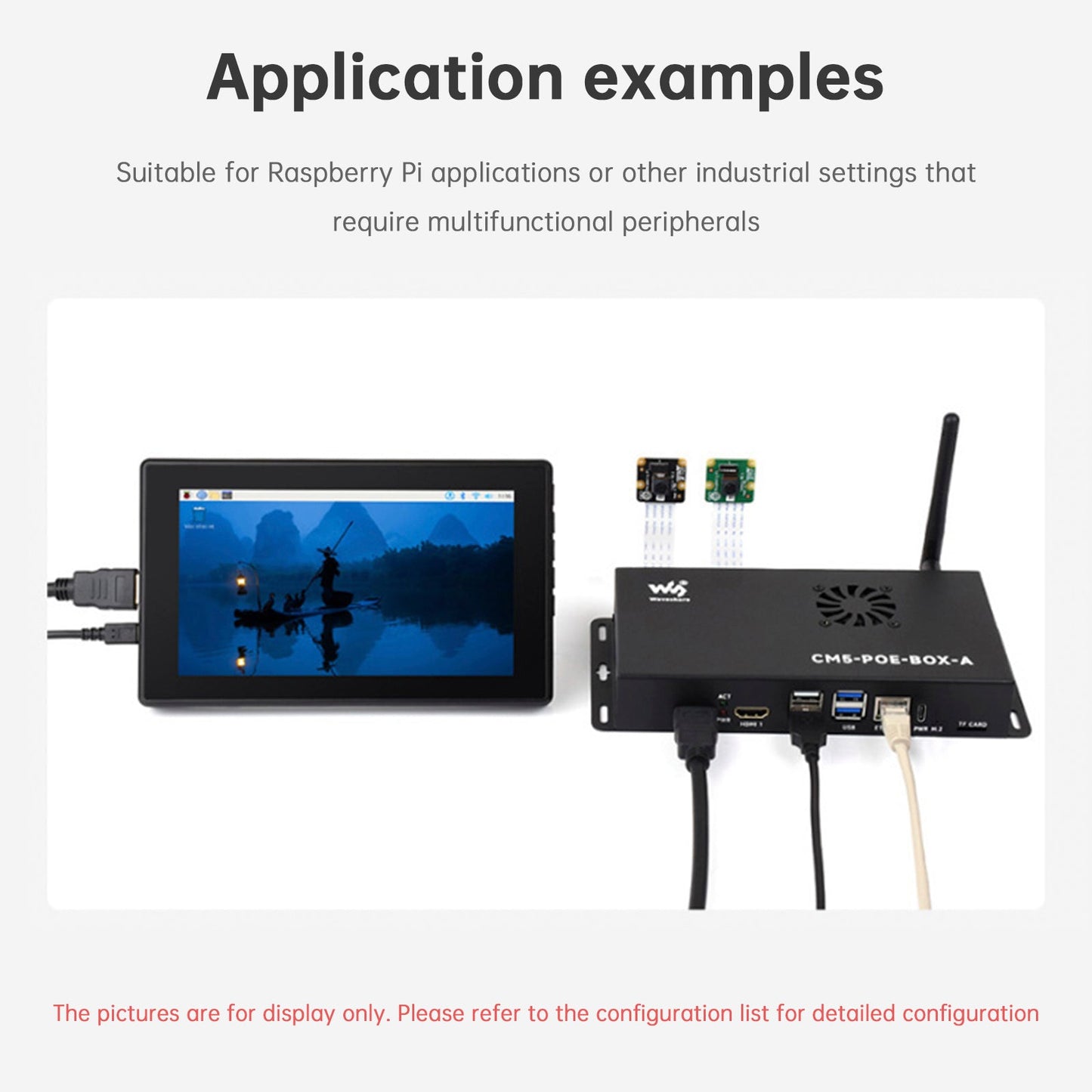 Raspberry Pi CM5 PoE Scheda di espansione Modulo di elaborazione Supporto scheda base M.2 NVMe