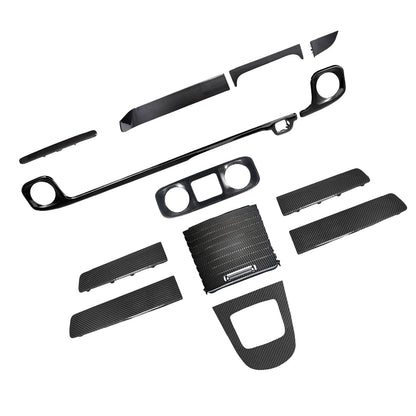 Set di pannelli di rivestimento interno per cruscotto in fibra di carbonio a secco per Mercedes W465 G550 G580 G63, 2025+