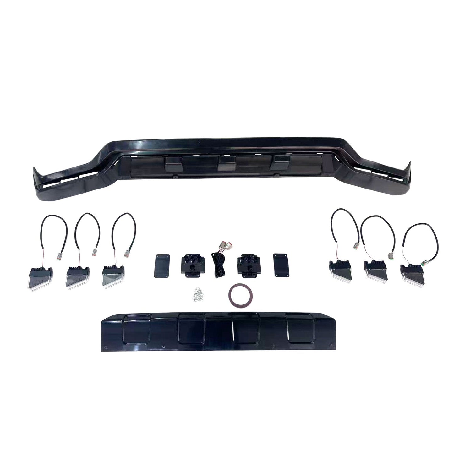 Diffusore anteriore per paraurti compatibile con Mercedes Benz Classe G W465 G63 2025+ PP