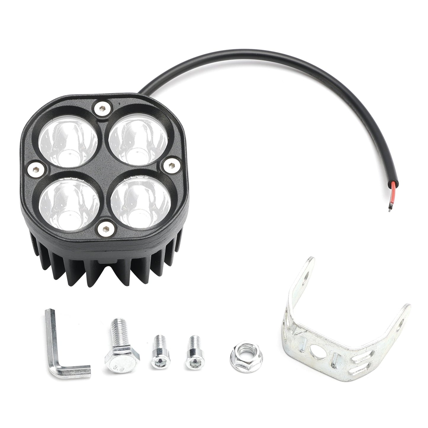 Kit doppio faro anteriore nero per portapacchi anteriore Honda CT125 Hunter Cub 2020-2023