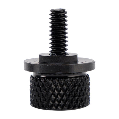 Bullone per sedile parafango nero da 1/4""-20 con sgancio rapido per Touring Softail Dyna