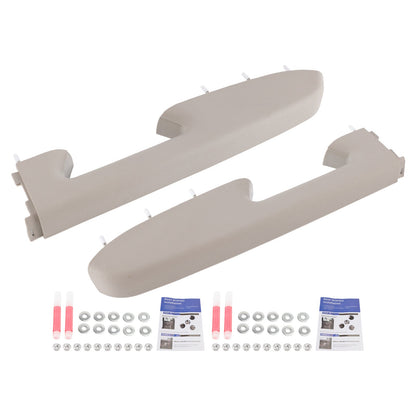 Kit di riparazione bracciolo anteriore compatibile con Chevy Silverado 1500 2500HD 3500HD 10-2014 Grigio