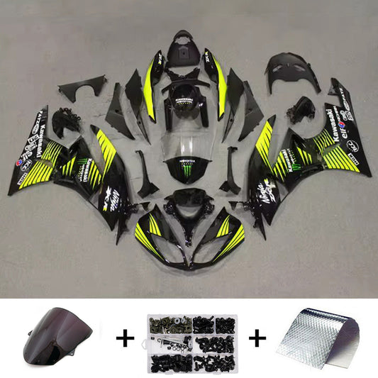 Kit carenatura iniezione in plastica ABS adatto per Kawasaki ZX6R 636 2009-2012