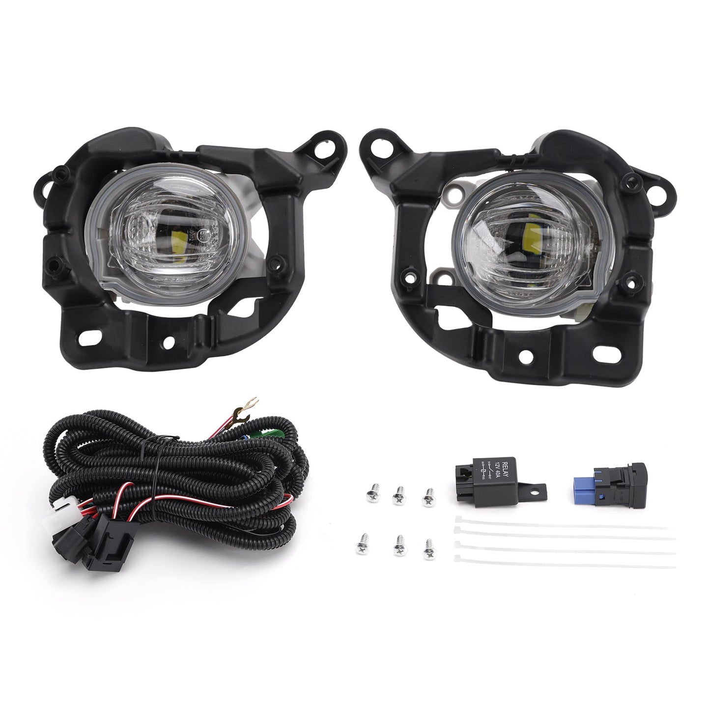 Coppia di fendinebbia a LED per paraurti con interruttore per Toyota Venza 2021-2024 TO1038271