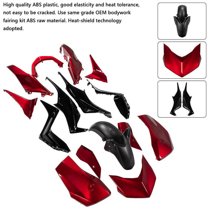 Kit carenatura carrozzeria ABS iniezione Yamaha X-MAX 300 XMAX 2023-2024 11#