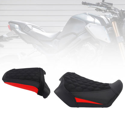 Kit cuscini passeggero Raider anteriori e posteriori per Honda CB650R CBR650R 2024-2025, colore rosso.