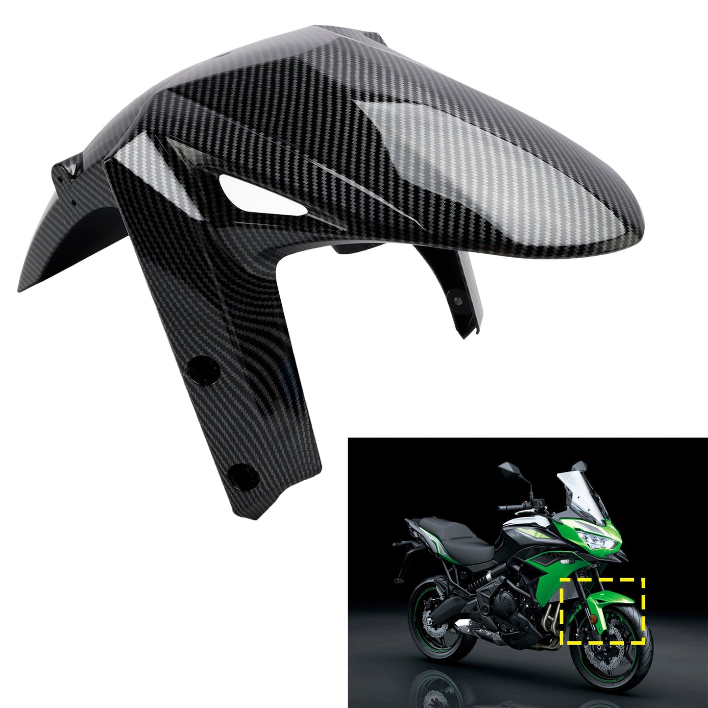 Carenatura parafango parafango anteriore Kawasaki Versys 650 KLE650 1000 1100 2022-2024