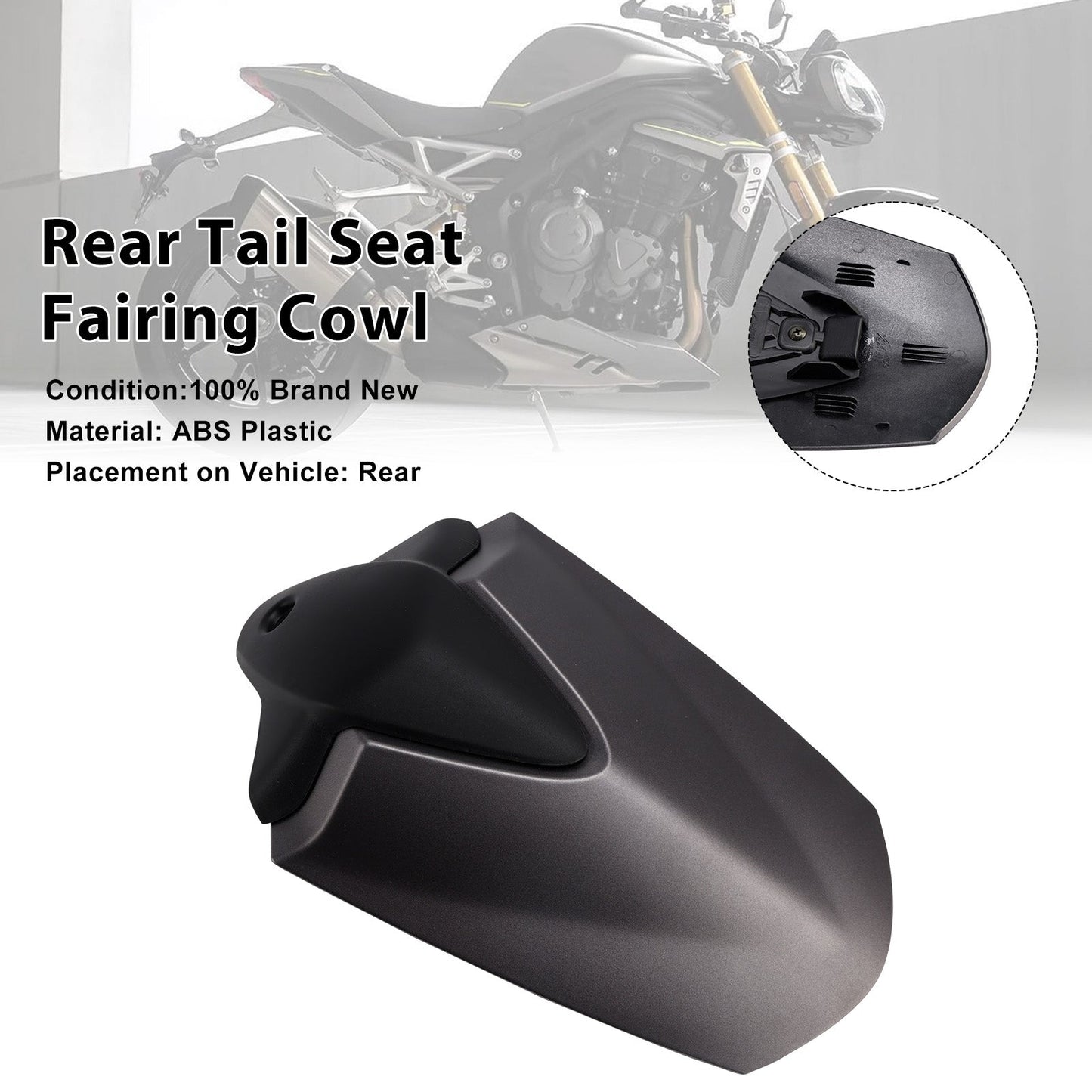 2021-2024 Per Speed Triple 1200 RS Copertura cupolino posteriore sella