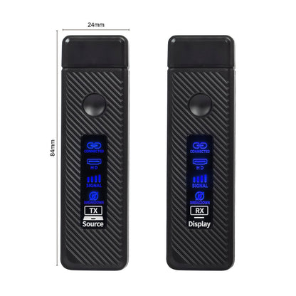 Proiettore wireless HDMI con schermo singolo HD 1080P 50M Trasmettitore e ricevitore video