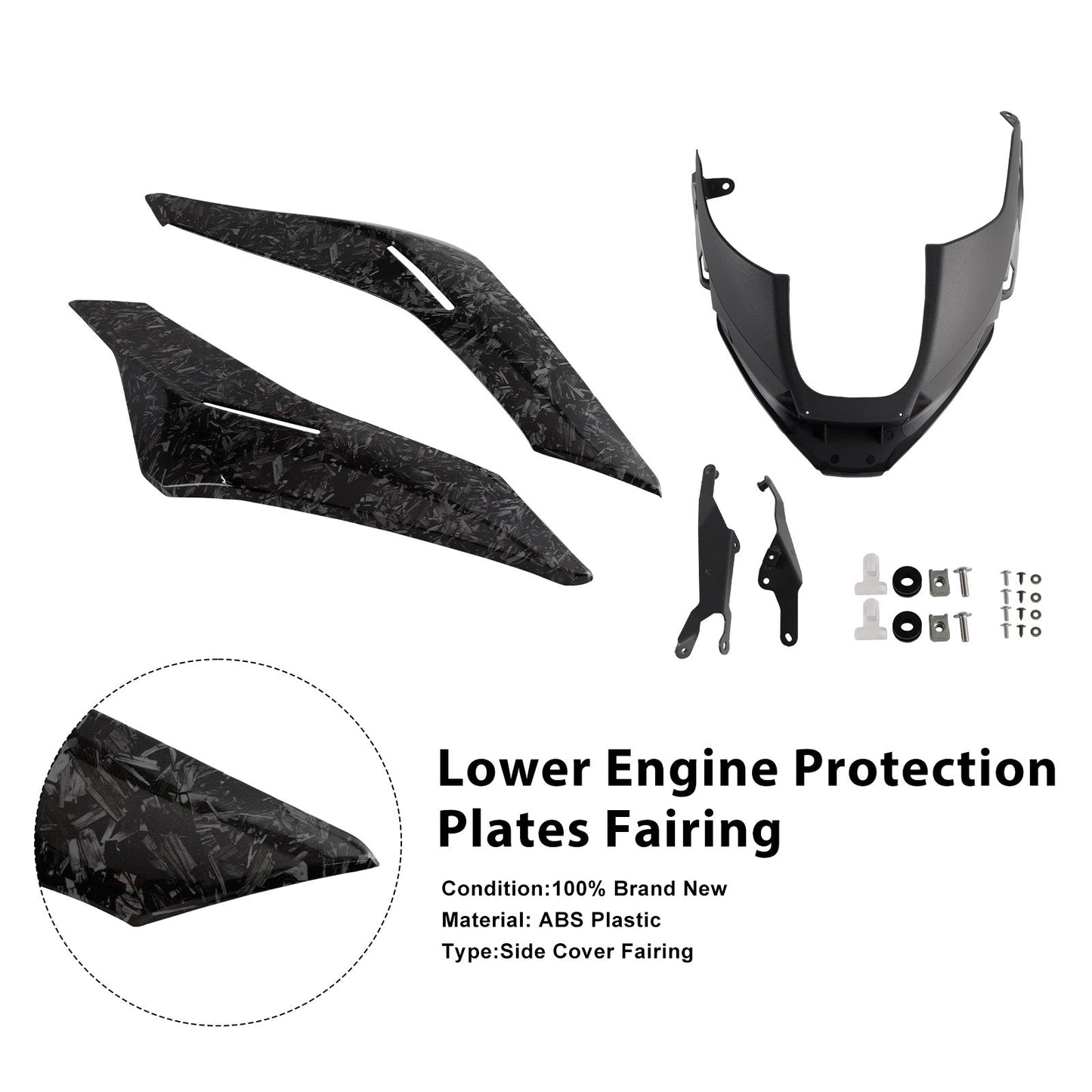 Pannelli inferiori del motore Street Triple 765 R/RS 2023-2025, carenatura protettiva