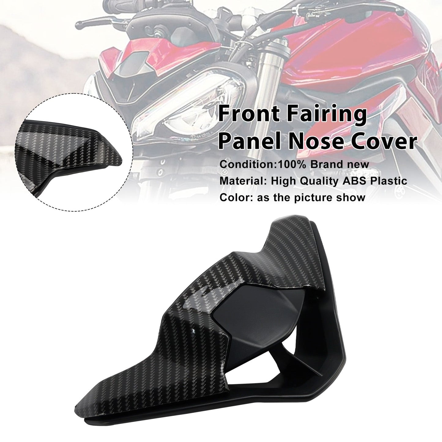 Copertura del pannello anteriore della carenatura per Street Triple 765 R/RS 2023-2025
