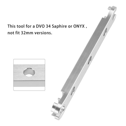 Chiave per la rimozione del tappo inferiore in alluminio. Strumento utilizzato per ricostruire la forcella DVO Saphire/Onyx.