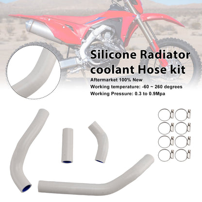 Kit di tubi flessibili in silicone per il liquido di raffreddamento del radiatore, compatibile con Honda CRF450R RX RWE 21-25